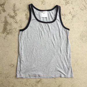 Bundle Sale! Heather Gray Ribbed Tank with Black Ribbing NWOT